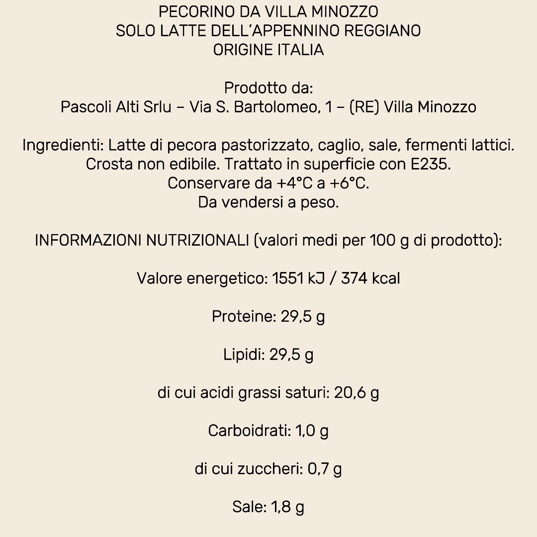 PECORINO DELL'APPENNINO - STAGIONATO 4 MESI - immagine 2