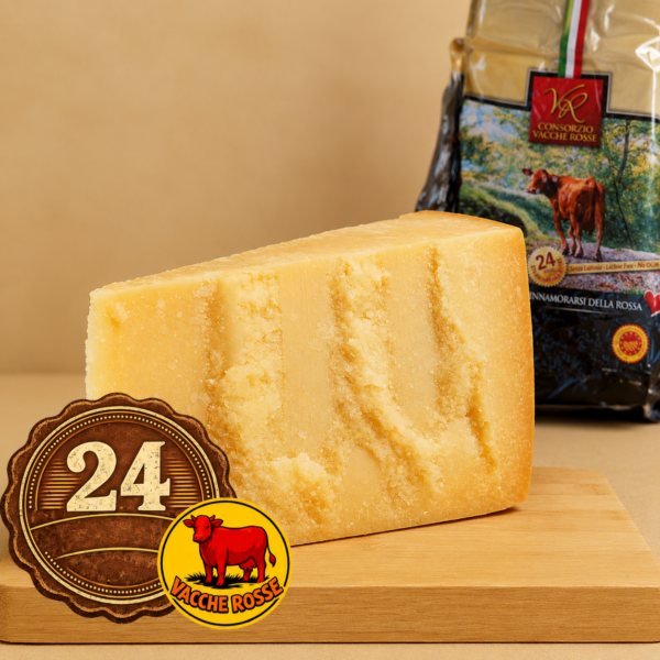 PARMIGIANO REGGIANO VACCHE ROSSE - 24 MONATE GEREIFT
