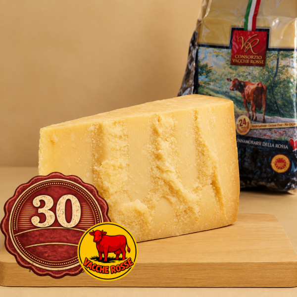 PARMIGIANO REGGIANO VACCHE ROSSE - 30 MONATE GEREIFT