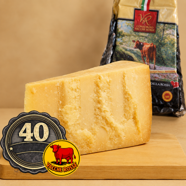 PARMIGIANO REGGIANO VACCHE ROSSE - 40 MONATE GEREIFT
